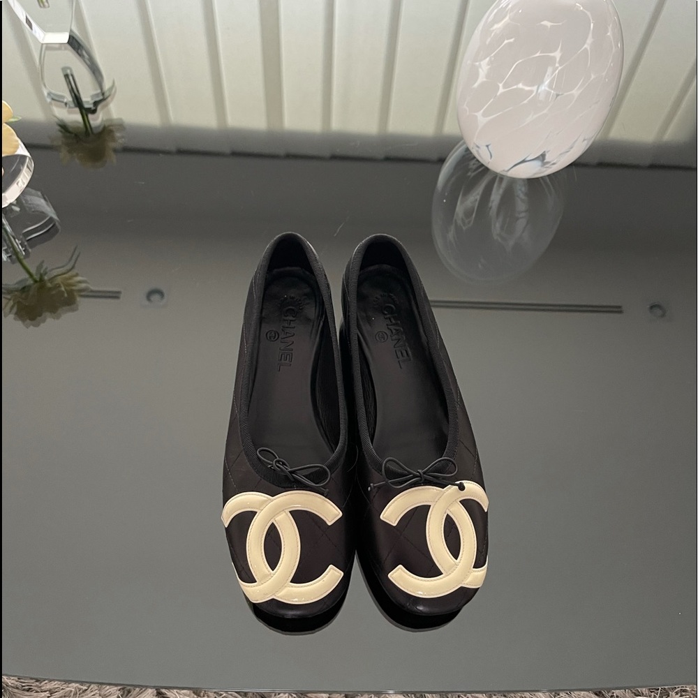 Quilted Chanel Flats